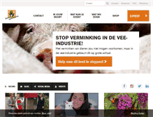 Tablet Screenshot of dierenbescherming.nl